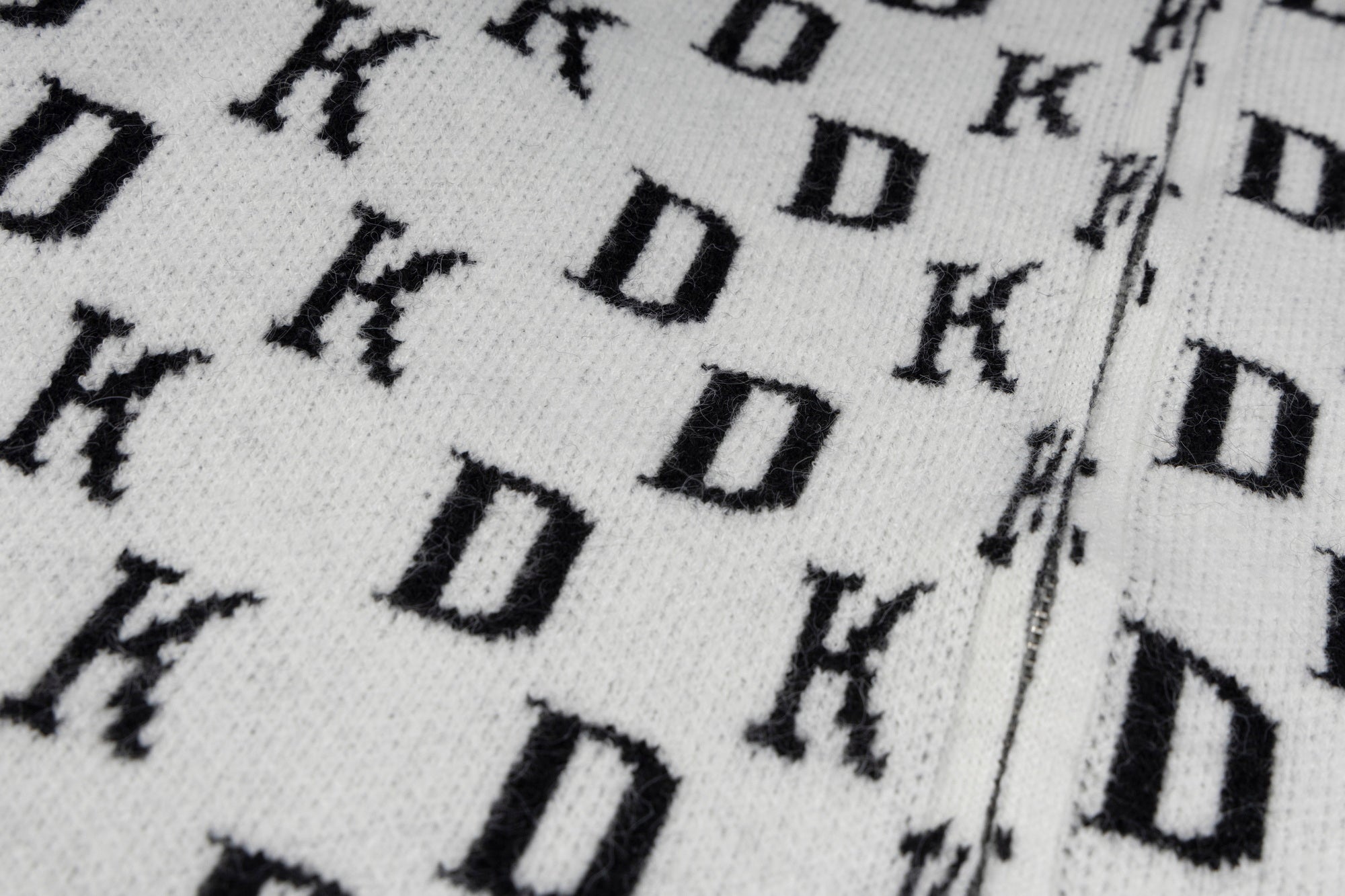 Omirad DK Allover Knit Zip Hoodie