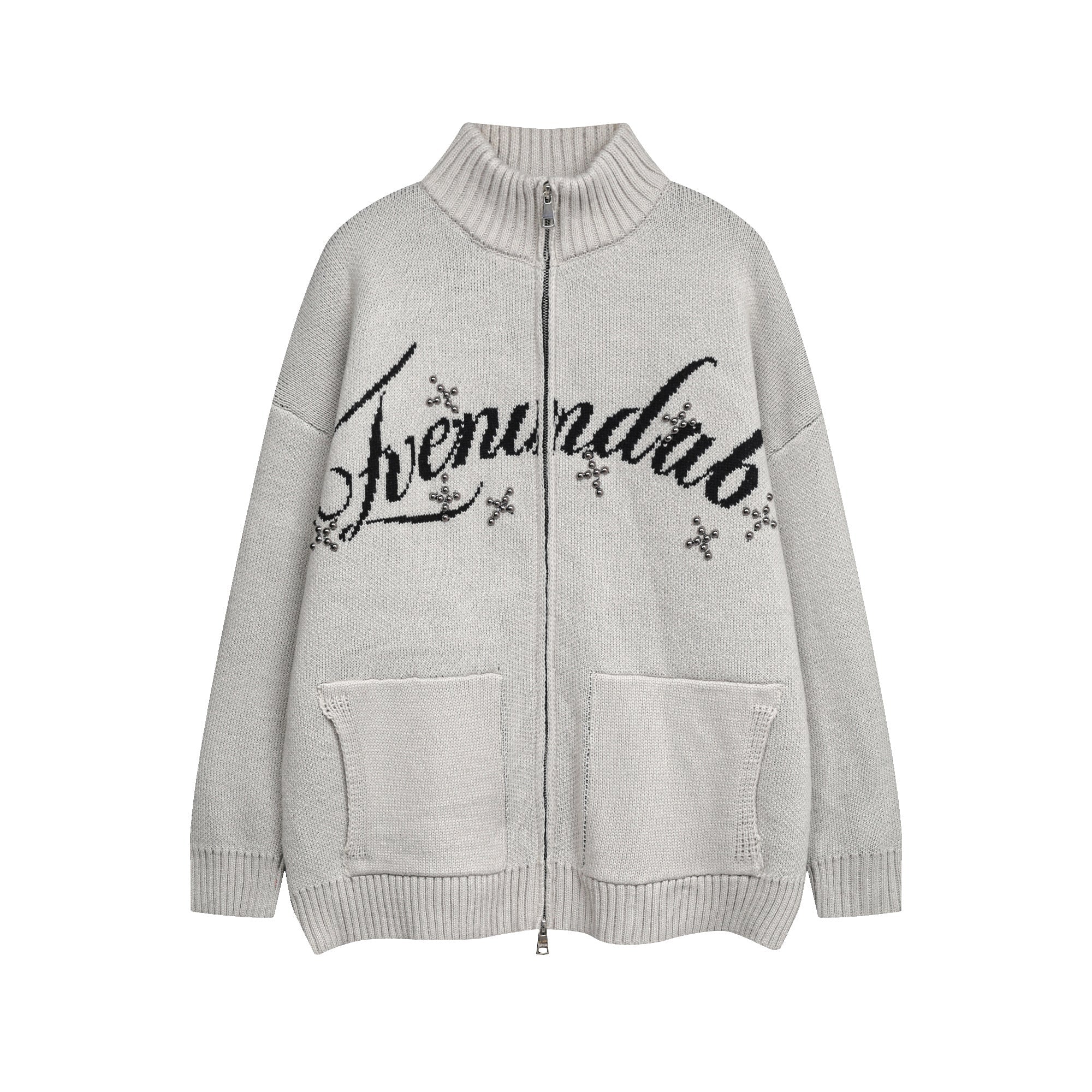 Omirad Eye Vision Knit Zip Cardigan