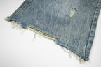 Omirad Leopard Patch Denim Shorts