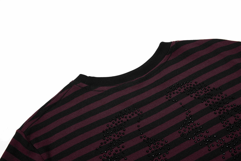 Omirad Rhinestone Stripe Tee