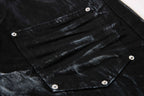 Omirad Washed Utility Flare Denim Jeans