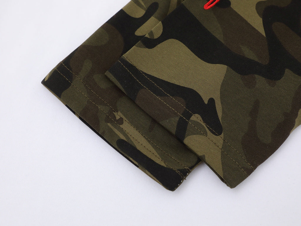 Omirad Camo Sleeve Raglan Long Sleeve Tee