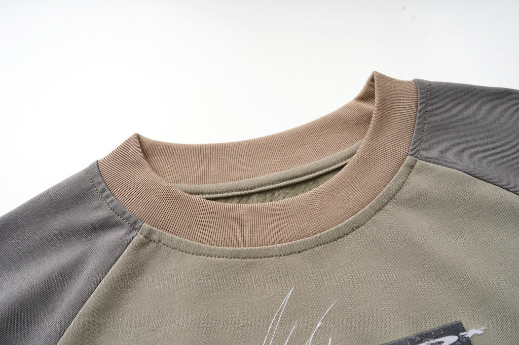 Omirad Raglan Graphic Long Sleeve Tee
