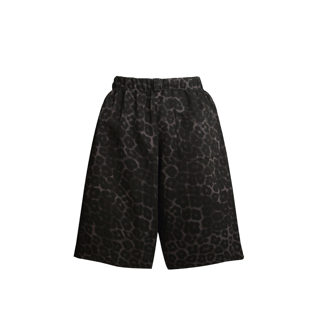 Omirad Leopard Print Loose Shorts