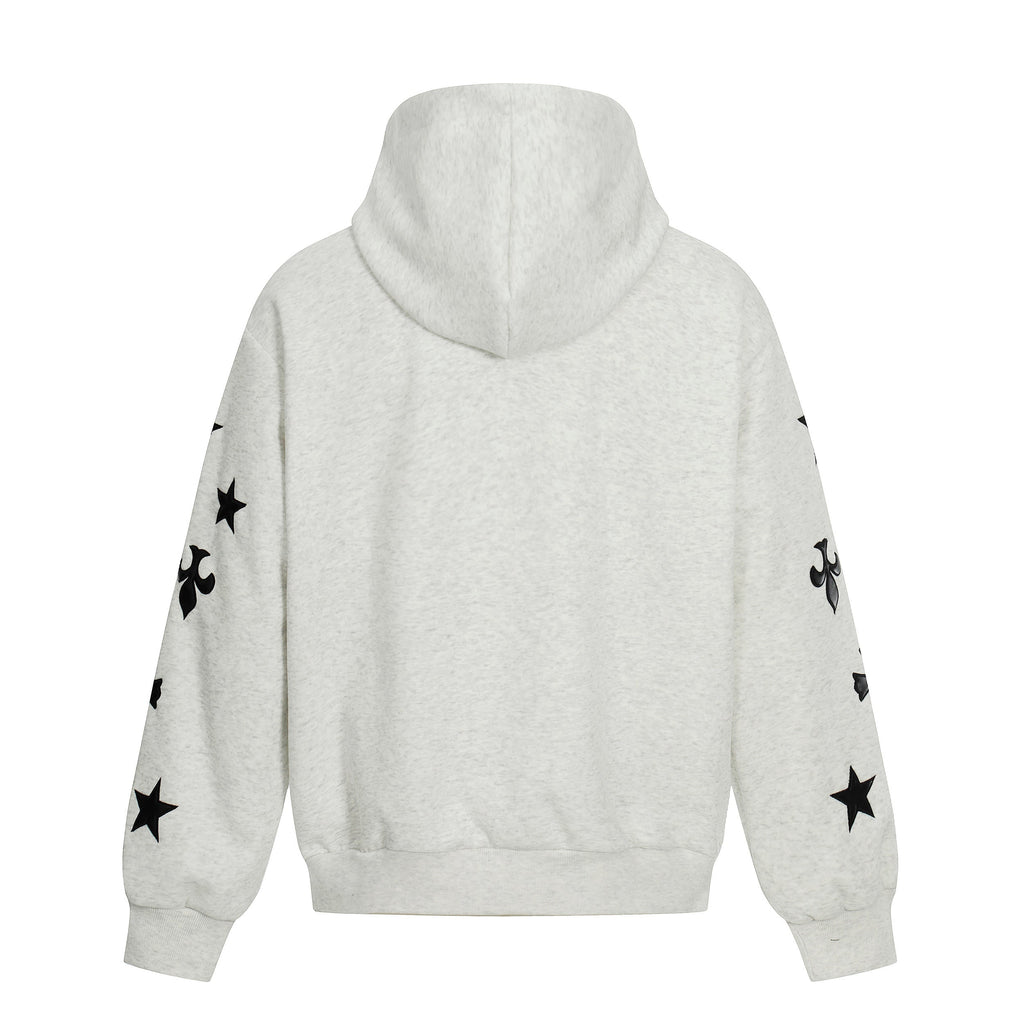 Omirad Cross Emblem Zip Hoodie