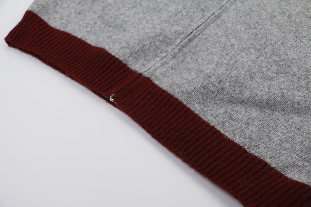 Omirad Vintage Star Knit Zip Hoodie