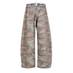 Omirad Script Logo Wide-Leg Sweatpants