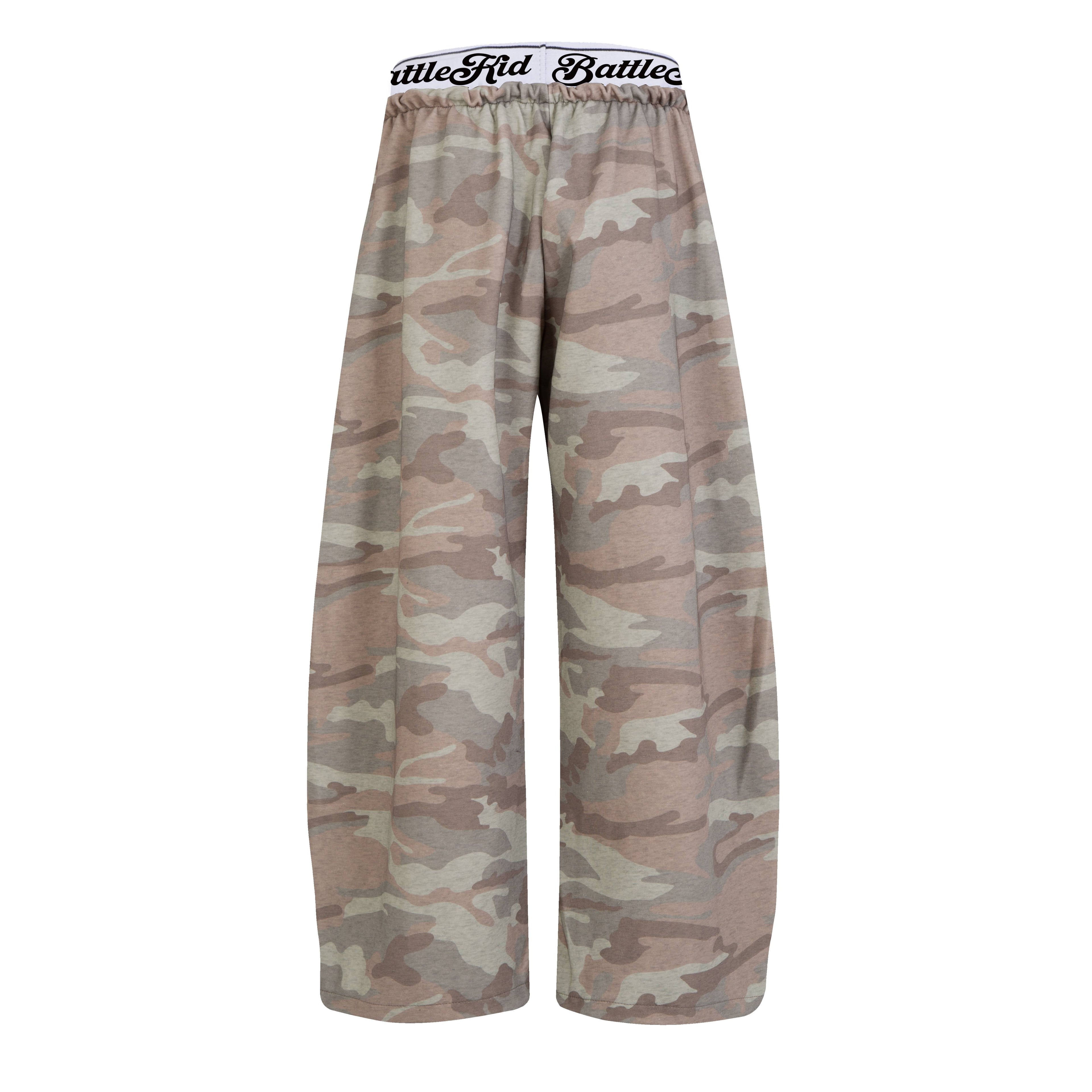 Omirad Script Logo Wide-Leg Sweatpants