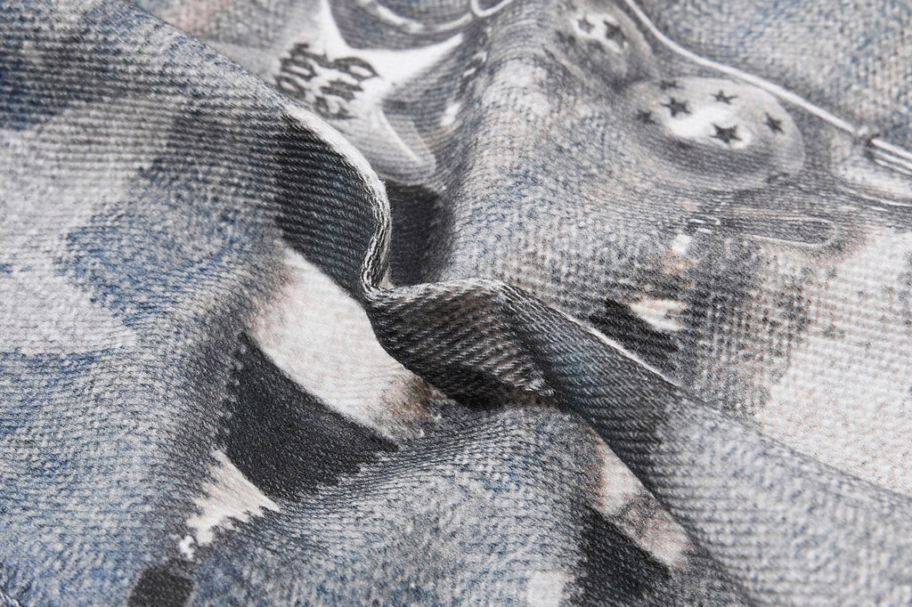 Omirad Layered Star Print Balloon Jeans