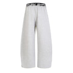 Omirad Script Logo Wide-Leg Sweatpants