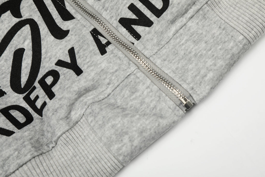 Omirad Street Manifesto Graphic Zip Hoodie