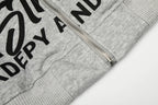Omirad Street Manifesto Graphic Zip Hoodie