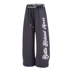 Omirad Script Logo Wide-Leg Sweatpants