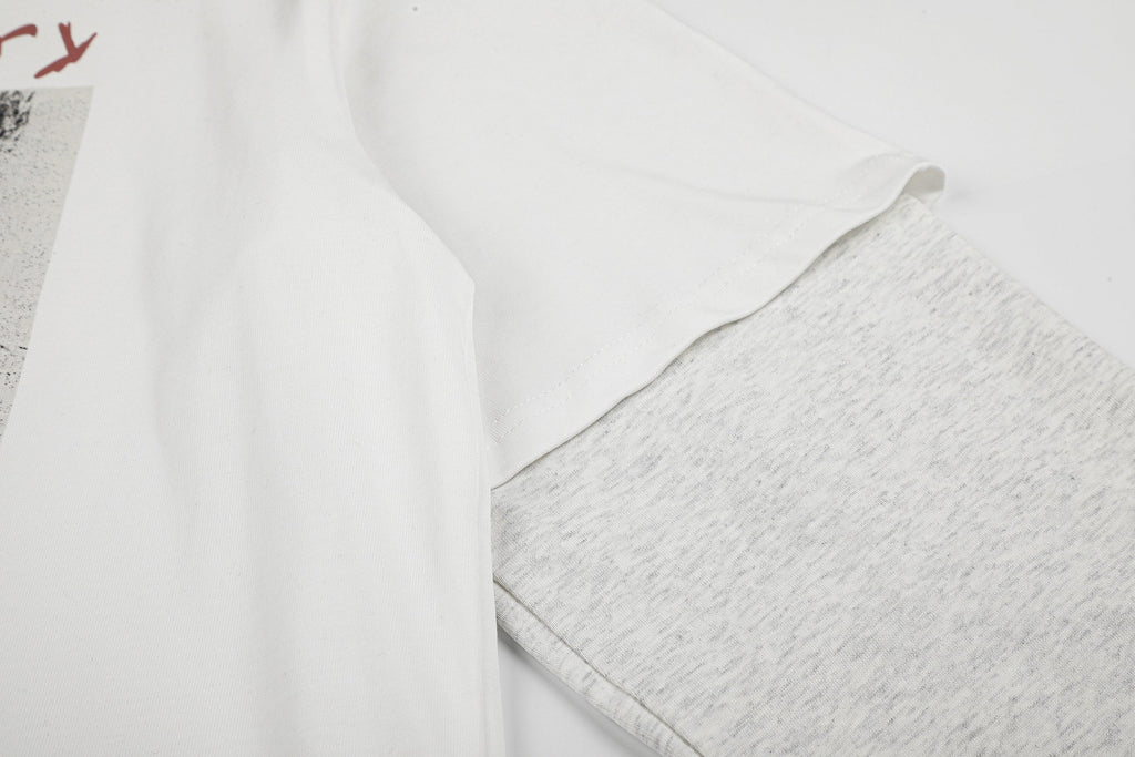 Omirad Layered Graphic Long Sleeve Tee