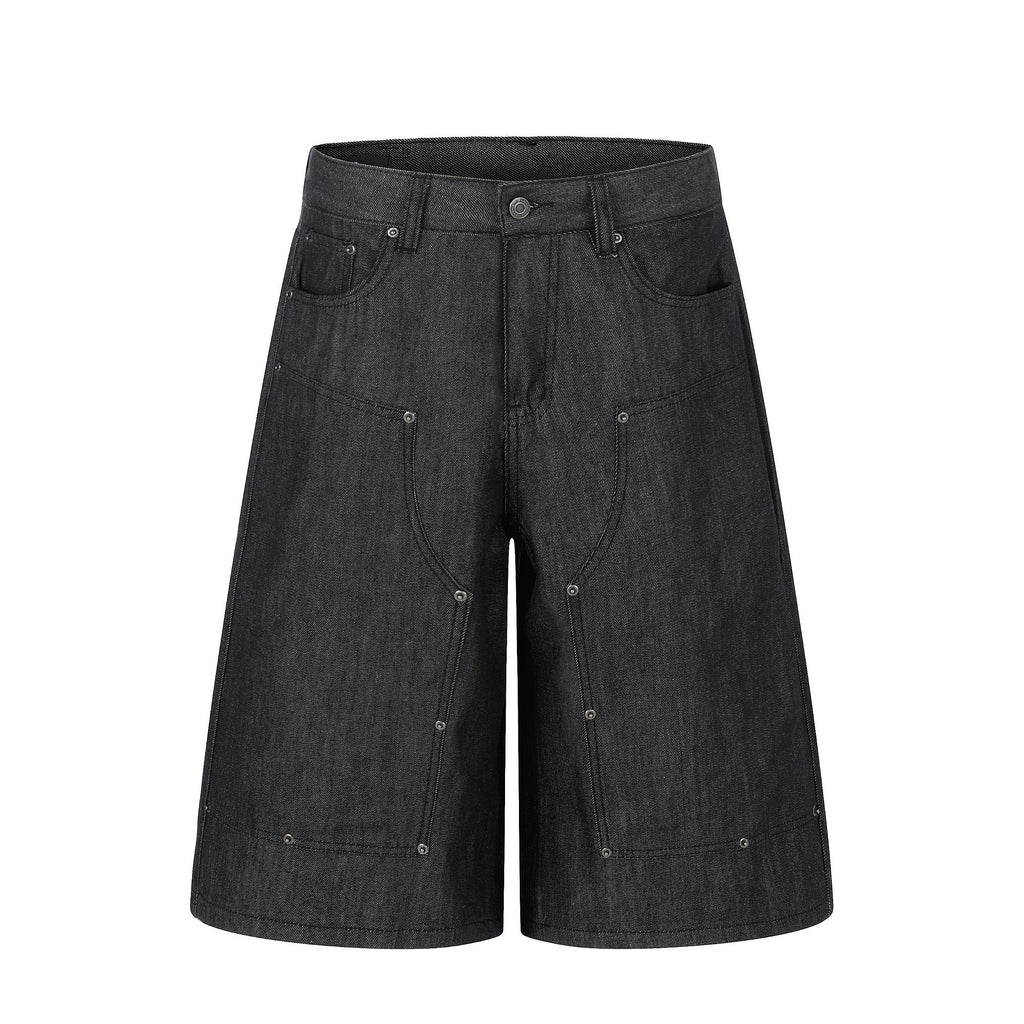 Omirad Raw Denim Baggy Shorts