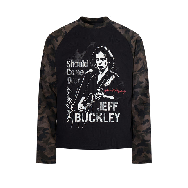 Omirad Vintage Music Graphic Raglan Long Sleeve Main Image