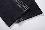 Omirad Layered Zebra Wide-Leg Jeans