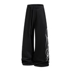 Omirad Wide-Leg Graphic Sweatpants
