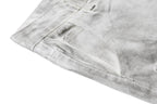 Omirad Washed Utility Flare Denim Jeans
