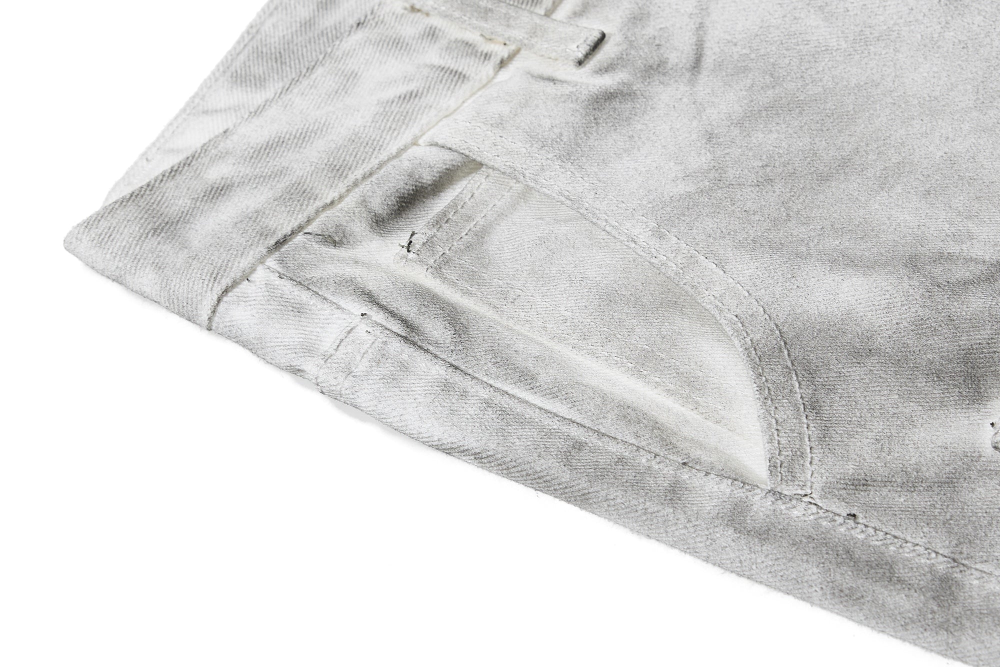 Omirad Washed Utility Flare Denim Jeans