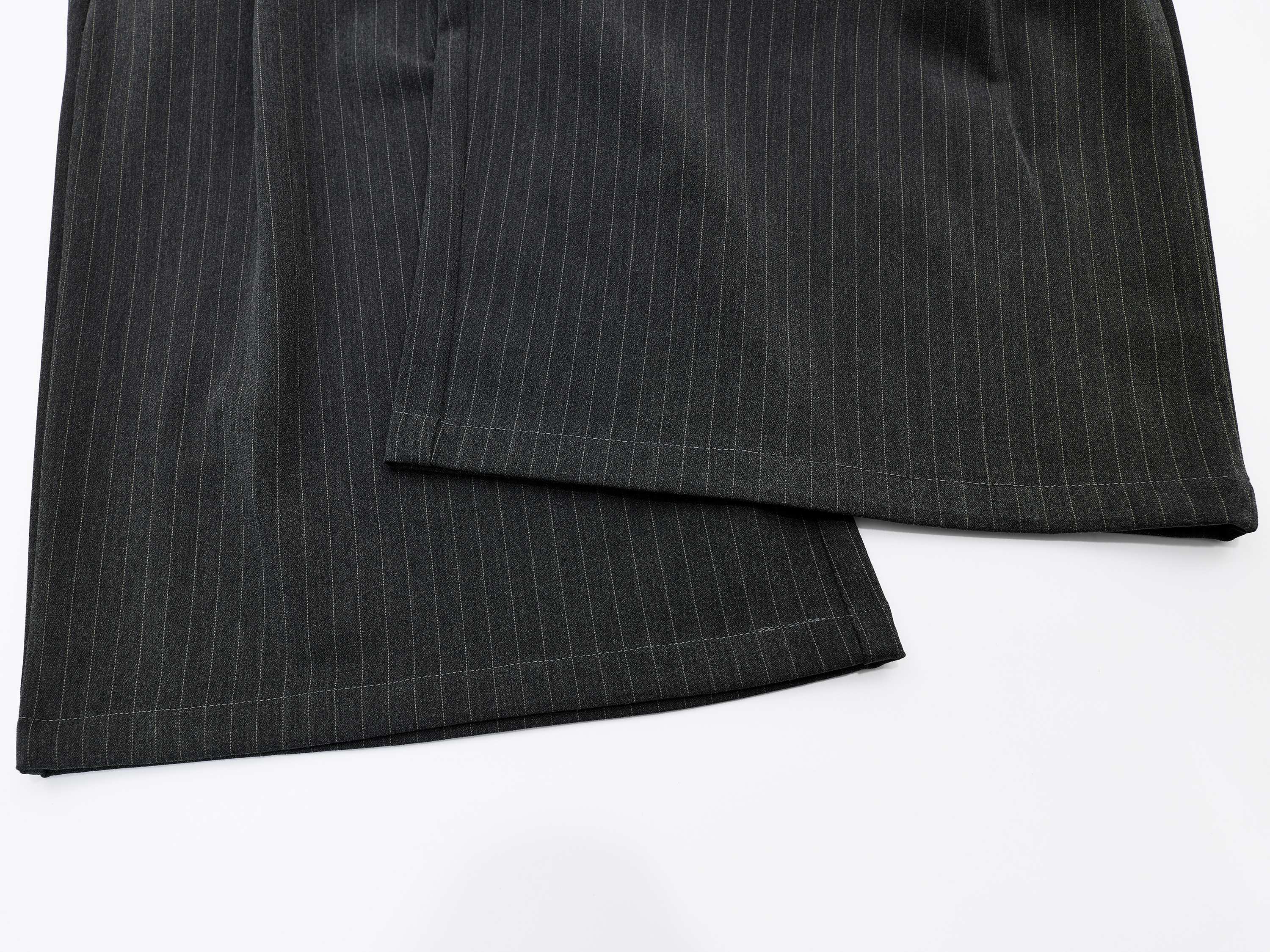 Omirad Pinstripe Wide-Leg Shorts
