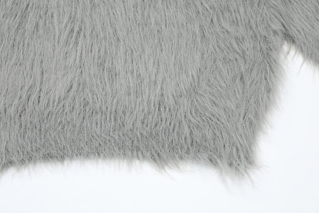 Omirad Fuzzy Patch Knit Sweater