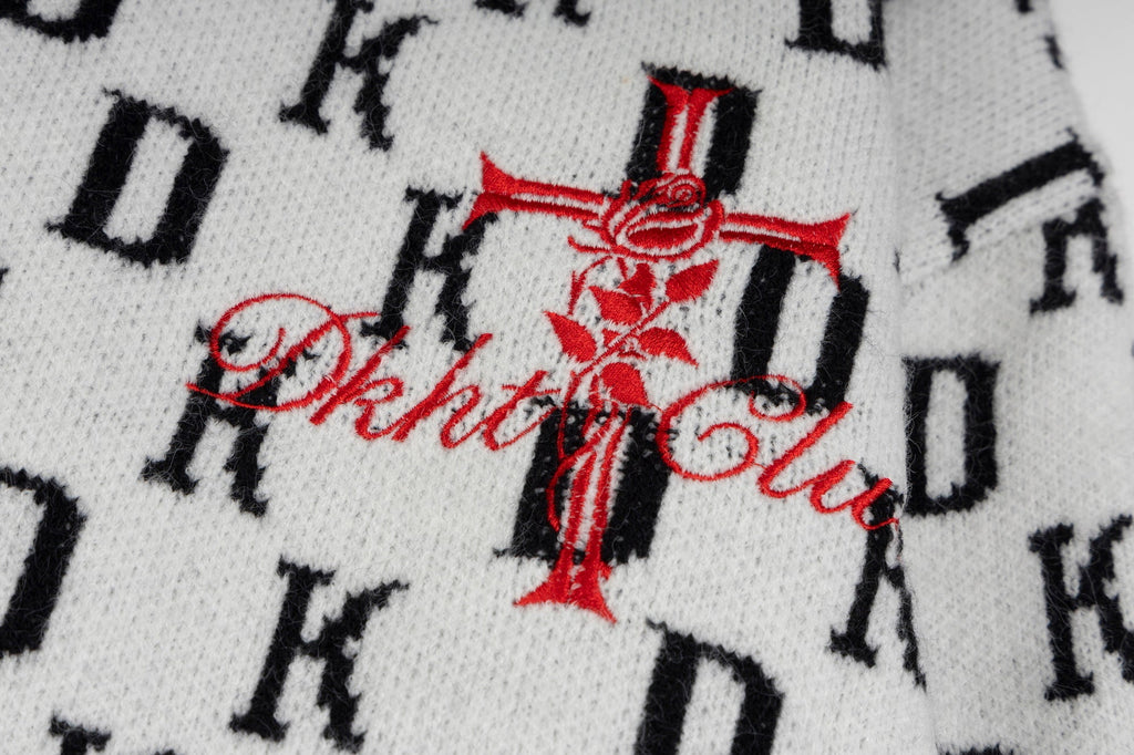 Omirad DK Allover Knit Zip Hoodie