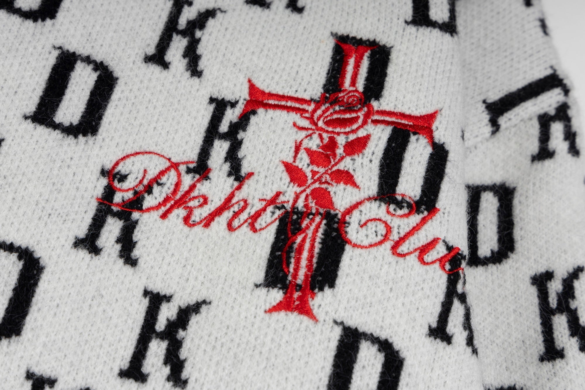 Omirad DK Allover Knit Zip Hoodie
