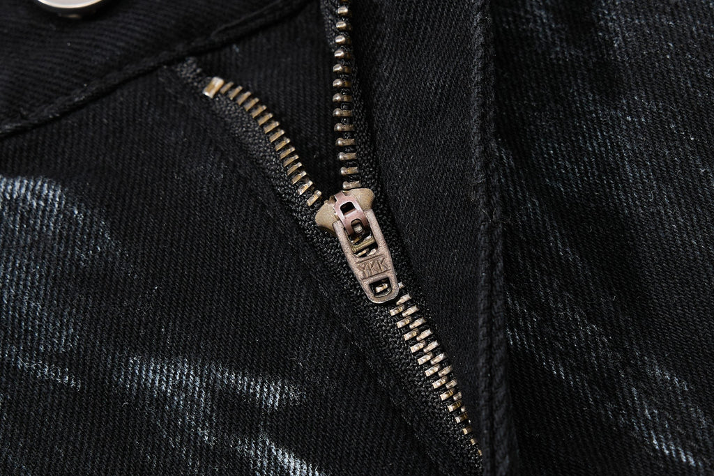 Omirad Washed Utility Flare Denim Jeans