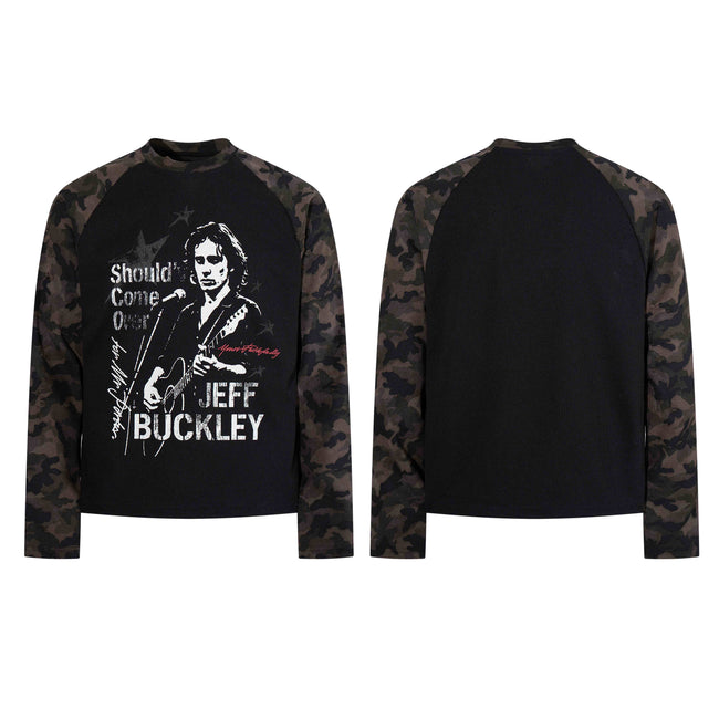 Omirad Vintage Music Graphic Raglan Long Sleeve Hover Image
