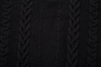 Omirad Vintage Cable Knit Polo Sweater