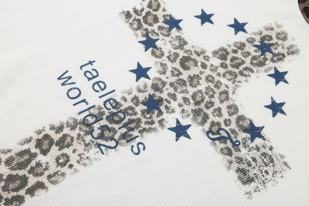 Omirad Leopard Raglan Long Sleeve T-Shirt
