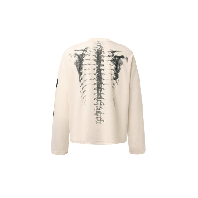 Omirad Skeleton Print Long Sleeve Tee Main Image