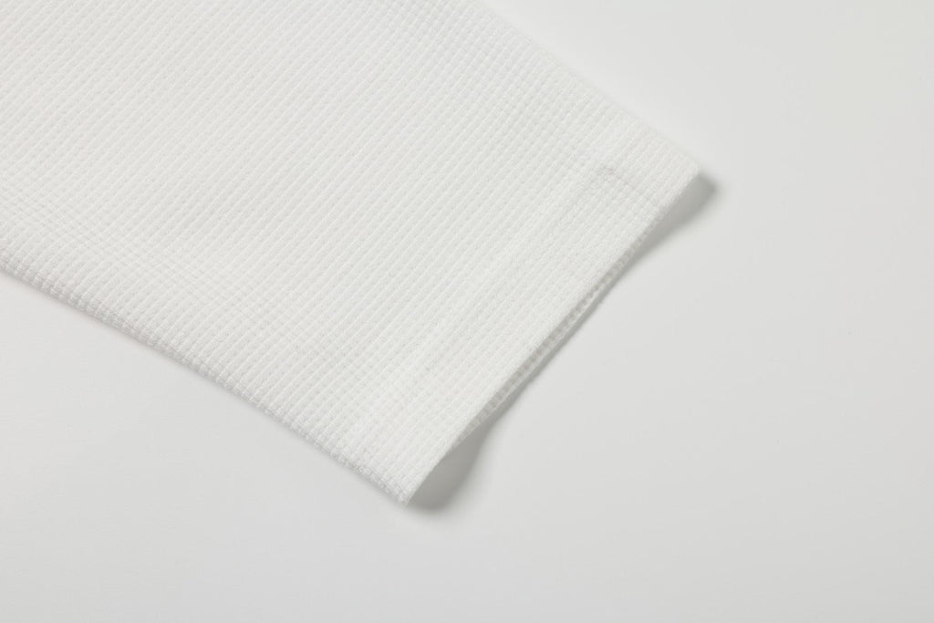 Omirad Cross Graphic Waffle Henley Tee
