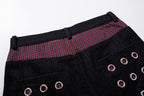 Omirad Eyelet Wide-Leg Jeans