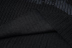 Omirad Graphic Ribbed Knit Top