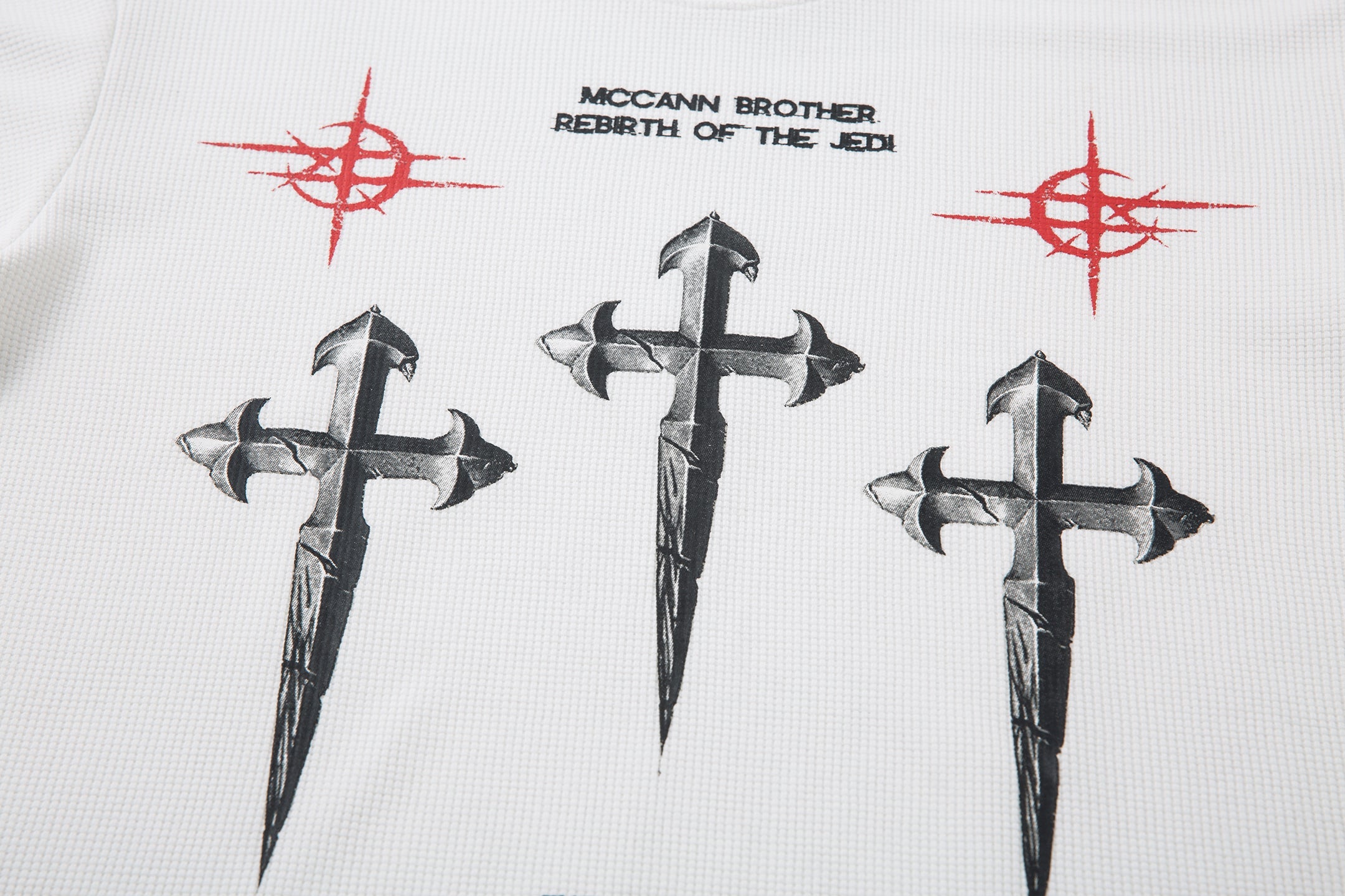 Omirad Gothic Cross Long Sleeve Tee