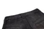 Omirad Distressed Panel Wide-Leg Denim Jeans
