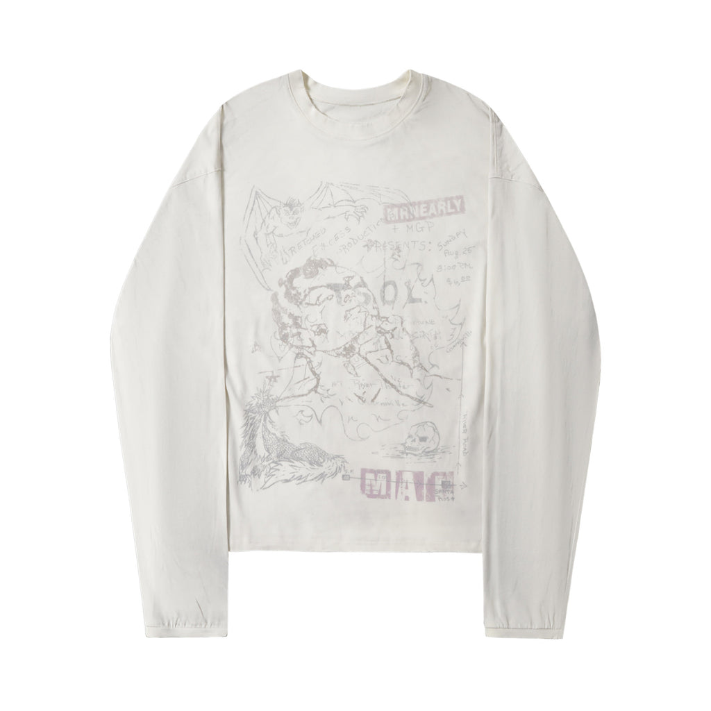 Omirad Chaos Sketch Long Sleeve Tee