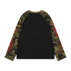 Omirad Camo Sleeve Raglan Long Sleeve Tee