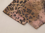 Omirad Leopard Raglan Long Sleeve Tee
