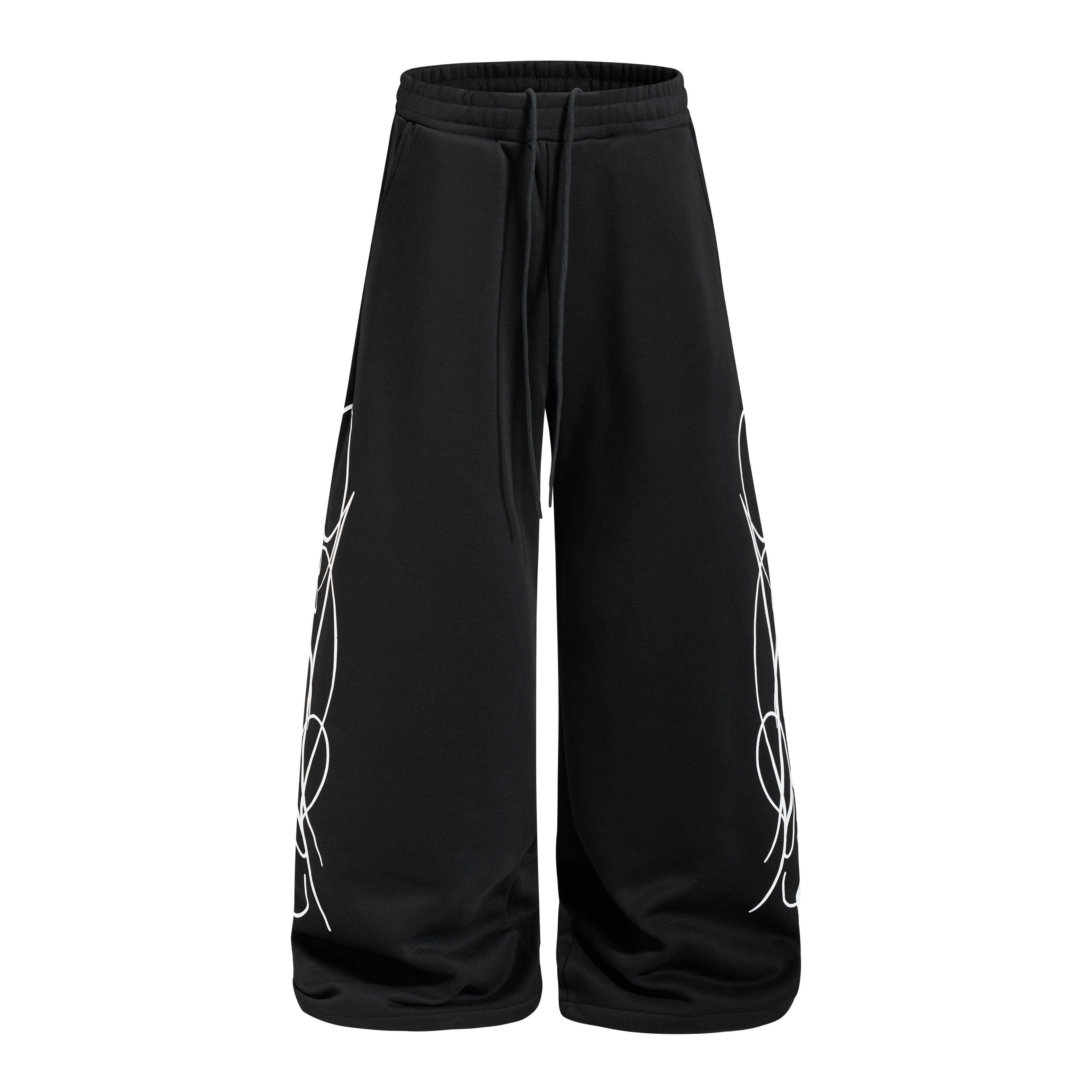 Omirad Wide-Leg Graphic Sweatpants