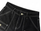 Omirad Angel Wing Graffiti Wide-Leg Jeans