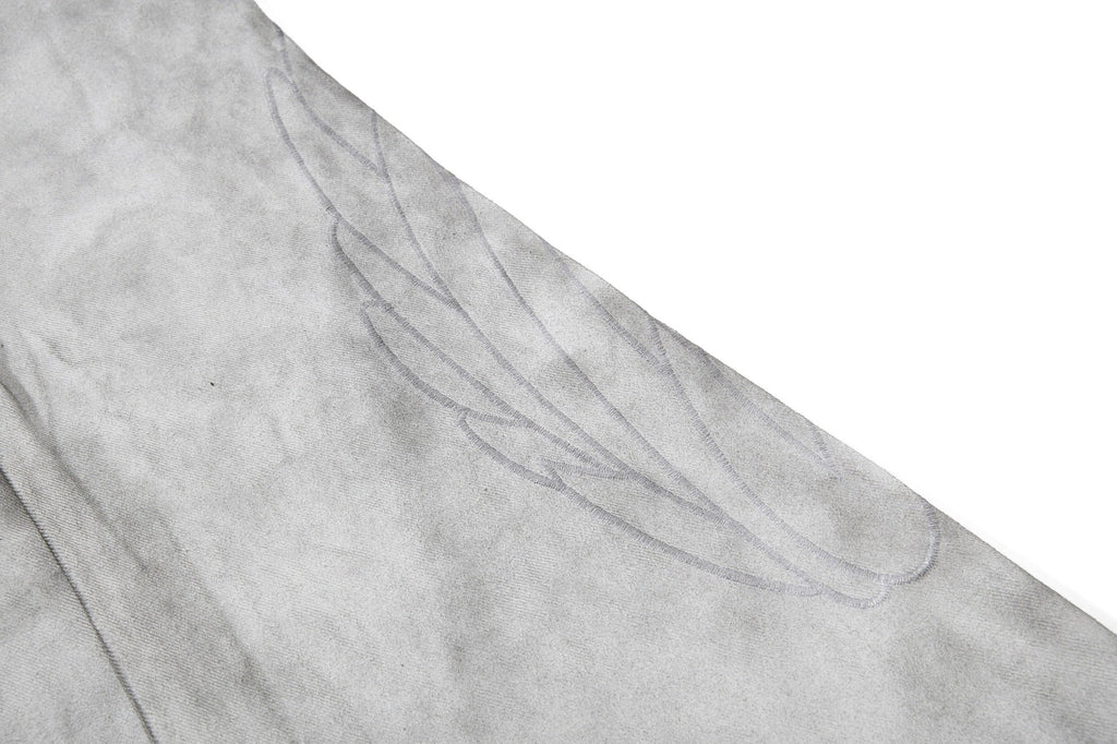 Omirad Washed Utility Flare Denim Jeans