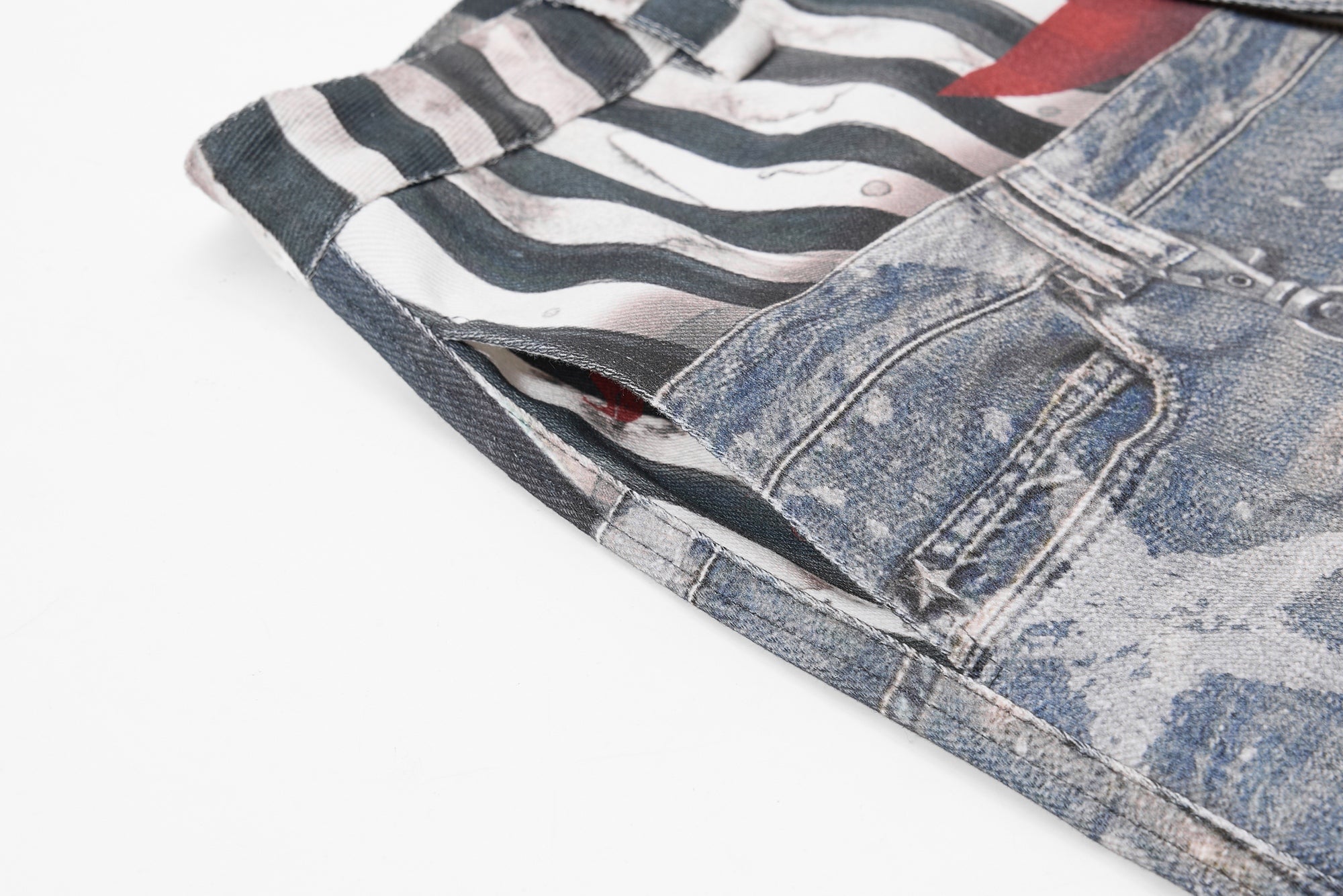 Omirad Layered Star Print Balloon Jeans