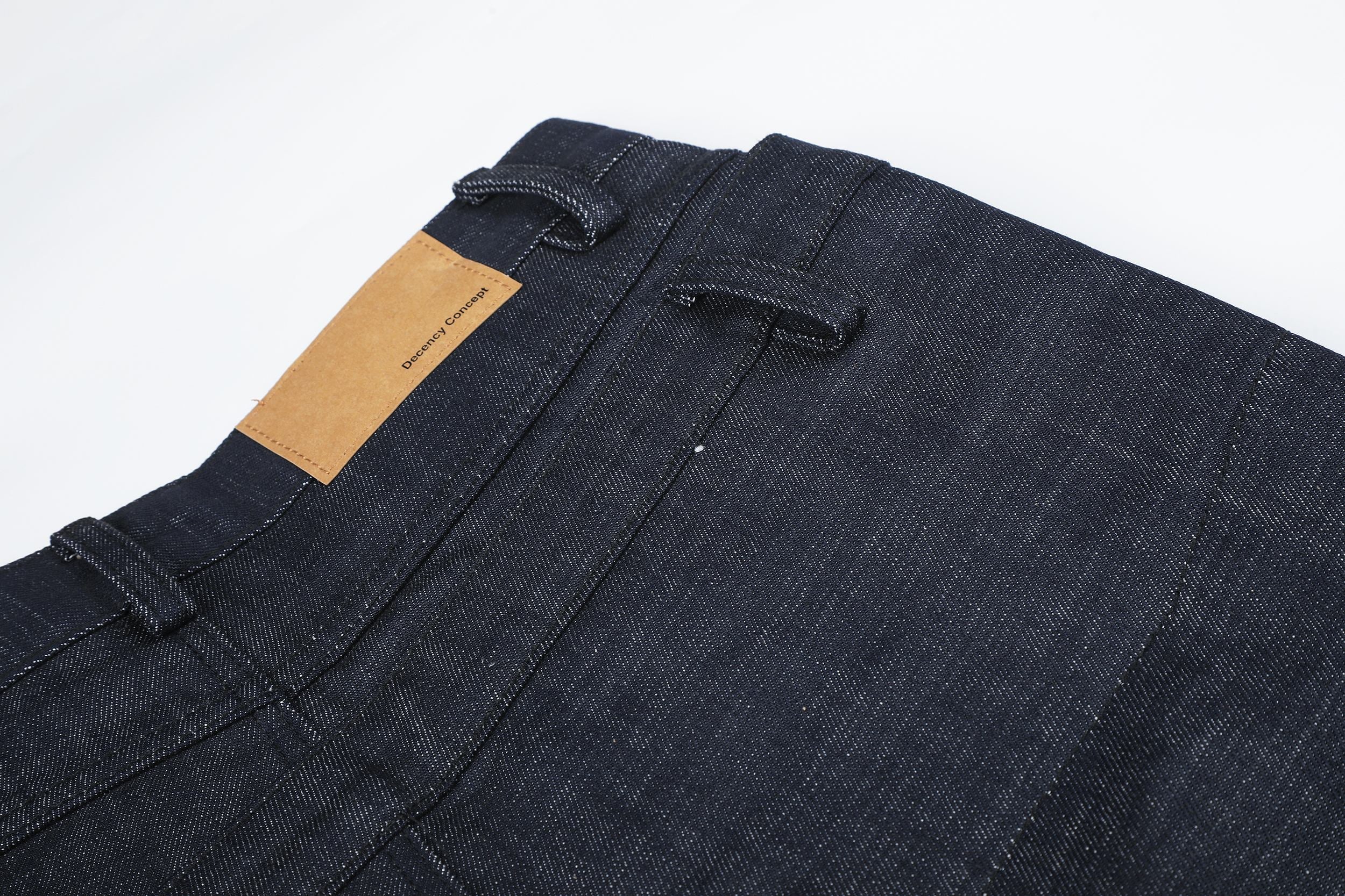 Omirad Layered Waist Wide-Leg Jeans