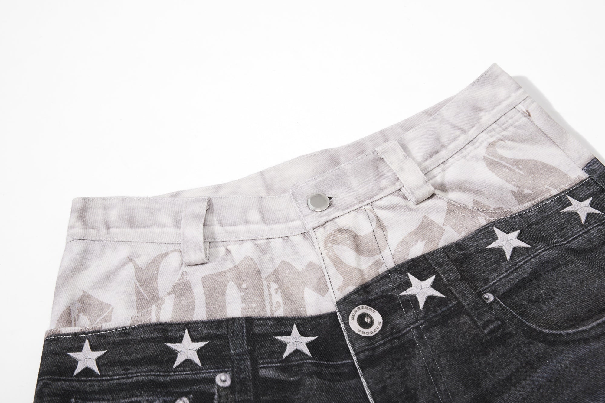 Omirad Layered Distressed Balloon Jeans