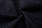 Omirad Raw Denim Eyelet Wide-Leg Jeans