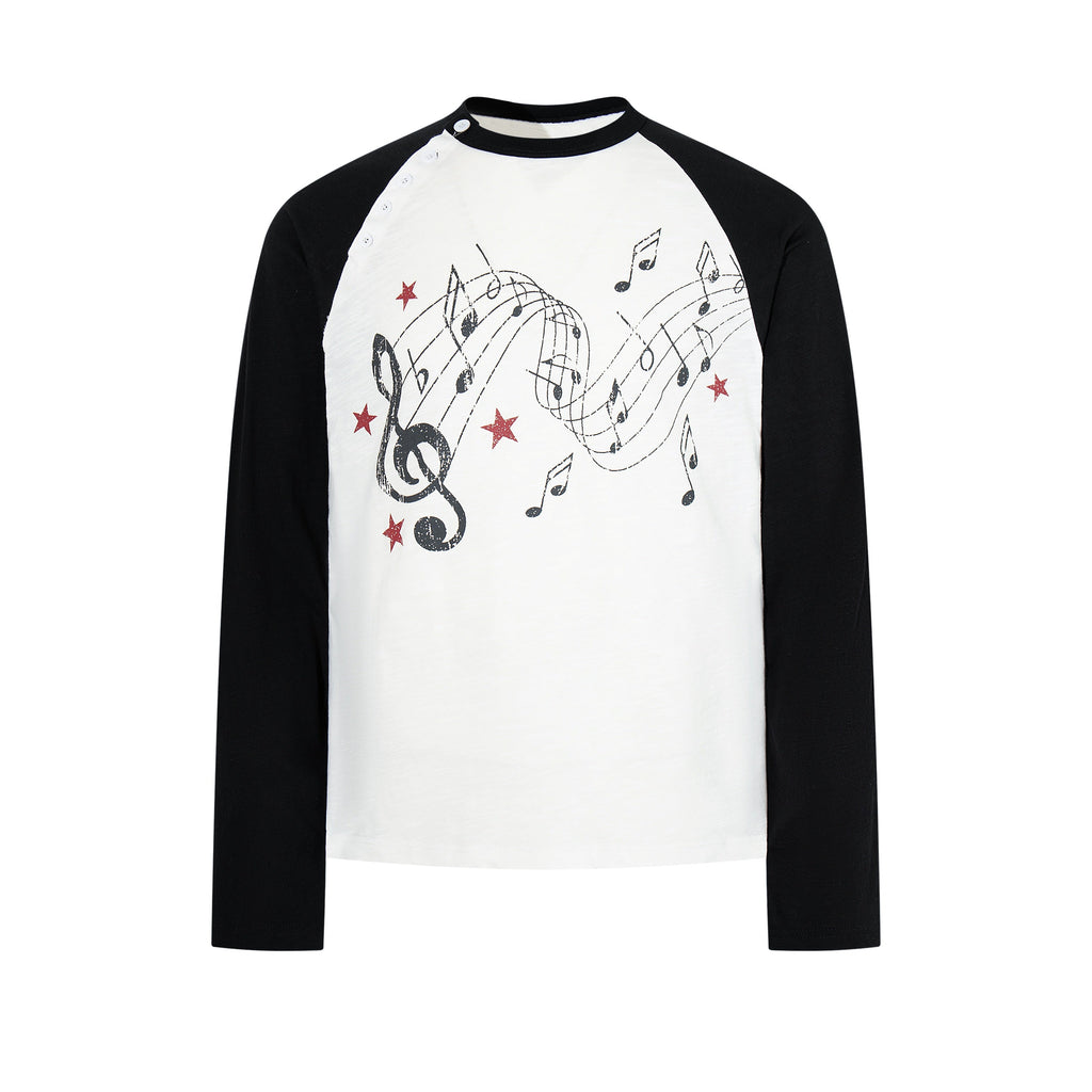 Omirad Music Notes Raglan Long Sleeve
