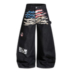 Omirad Vintage Flag Baggy Jeans